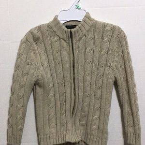 Clavin Klein jeans size 4T Beige Ribbed sweater